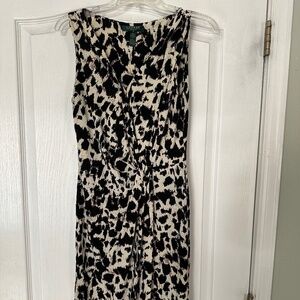 Lauren Sleeveless Faux Wrap Dress, Sz 4